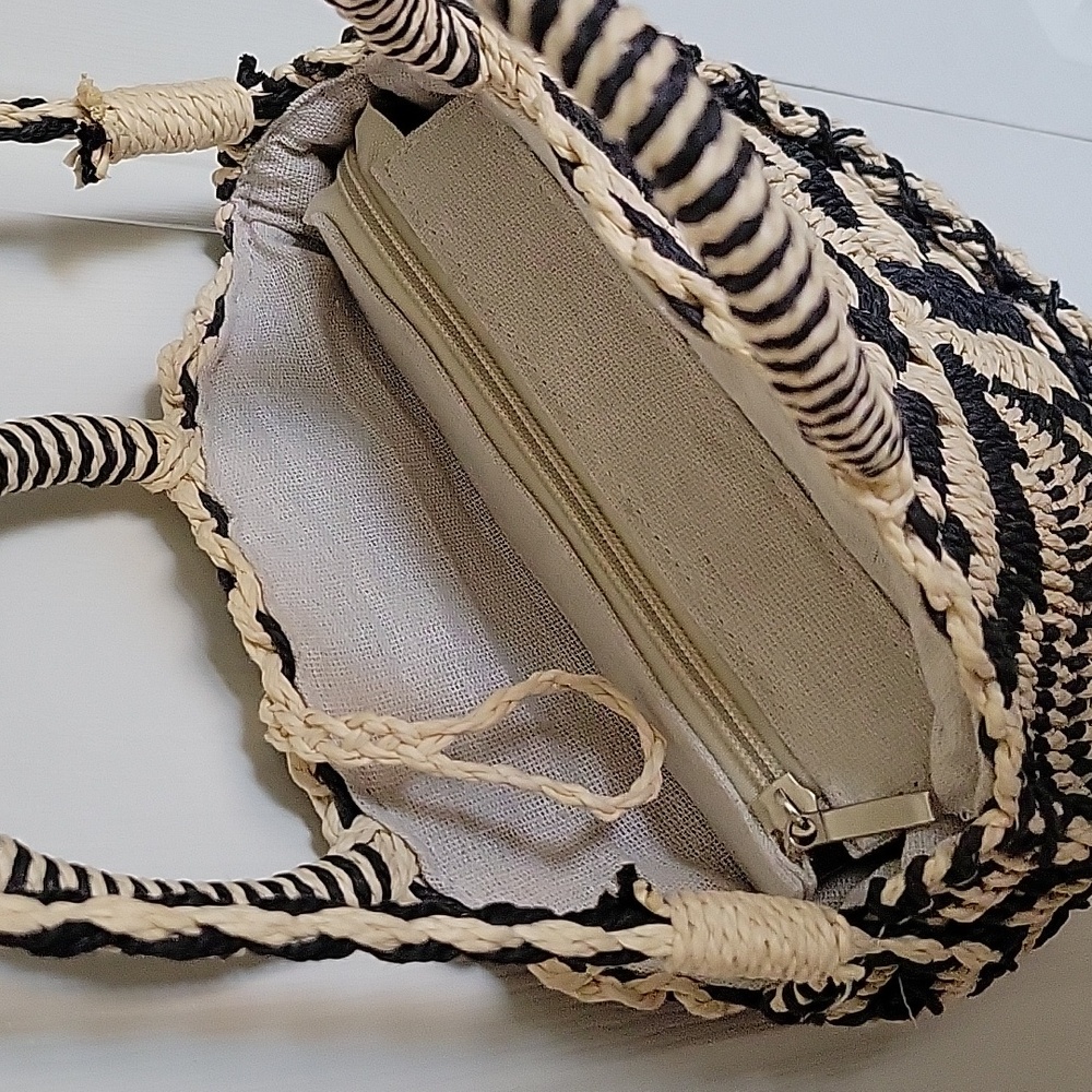 Sole Society | Round Boho Weaved Purse - Picture 8 of 12